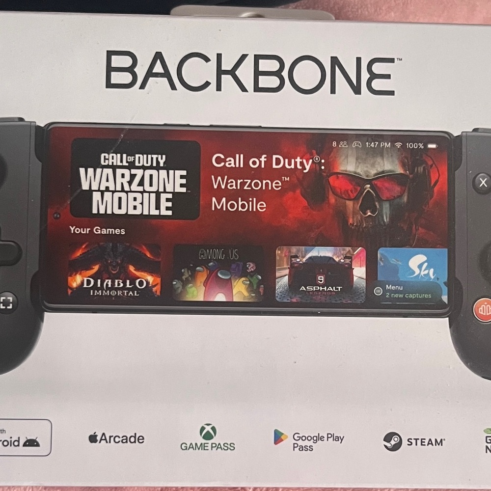 🎮
BACKBONE/ (Black) Mobile Gaming Controller NEVER OPENED!!